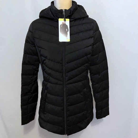 32 Degrees NWT Black Puffer Jacket Women Various - Picture 2 of 15